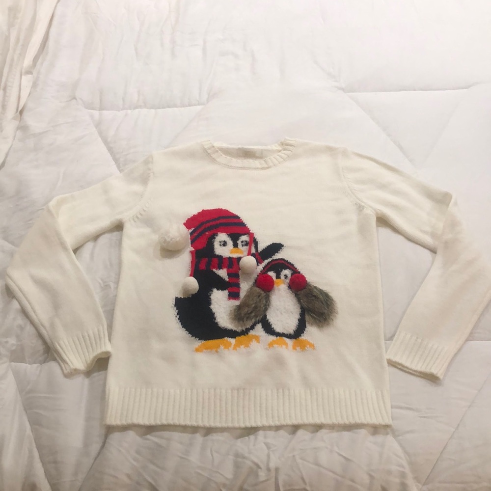 Cute Penguin Holiday Sweater!